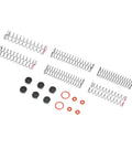 Shock Tuning And Rebuild Kit For IS10 AXP8 AXI2225 Multi Color Upgrade components for RC cars, springs and gaskets.