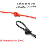 20 Sets Mini Micro PH 2.0mm 2 Pin Male And Female Connector Kit With 10cm Silicone Wire Cables 22AWG Heatproof Silicone Secure Pin Connection