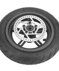 Beefy 9.8 Inch Pneumatic Rear Tire For Electric Scooter With Disc Brake Replacement Wheel Heavy Duty Cushioning