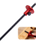 Professional Wheel Marking Gauge With Micro Adjustment For Woodworking Dang Accurate Dual Metric And Imperial Scale Carbide Scriber on wooden surface