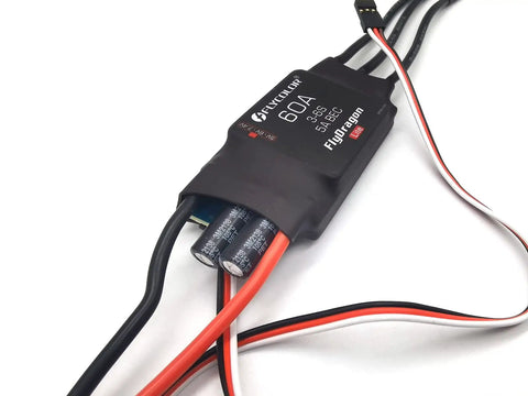 60A RC ESC For Drones And Planes 3S To 6S With Adjustable 5V 6V 7.4V BEC 5A XT60 Leads 3.5mm Bullet Plugs Brushless Motor Speed Controller