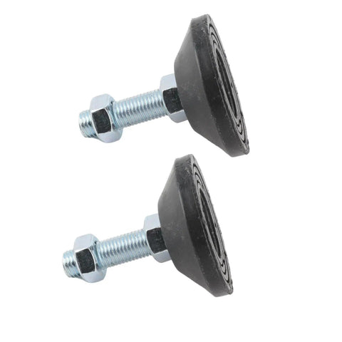 Two Pack Heavy Duty Threaded Leveling Feet Height Adjustable Foot Levelers For Furniture Anti Slip Scratch Resistant Easy Install