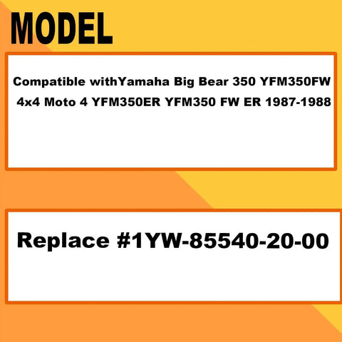 Beefed Up CDI Box Replacement For Yamaha Big Bear 350 4X4 ATV YFM350FW YFM350ER 1987 1988 with model 1YW-85540-20-00