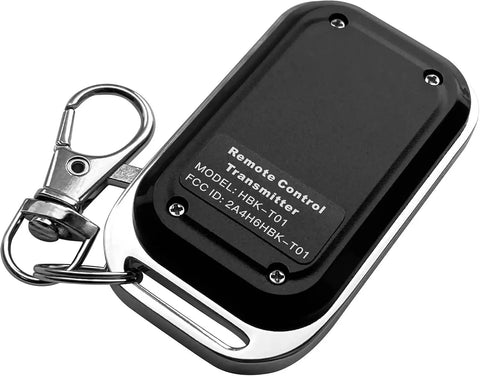 One Button RF Wireless Gate Opener Remote Transmitter 433.92MHz Fixed Code Empty Code Self Programmable By You No Fuss DIY Setup Long Range Reliable Security Gate Access