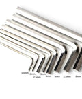 Heavy Duty 8 Piece Metric Hex Wrench Kit With Dual Arm Design Ranging From 1.5mm To 6mm For Tough Auto Home And Bike Repairs Made Of Hardened Steel, 8 hex keys