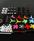 Made For Makers Sntieecr 6 Piece Dc Motors Kit with 3V Motors, 66 Gear Pieces, AA Battery Holders, Propellers, Switches for DIY Toys