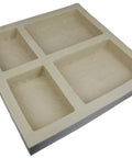 Rubber Masonry Mold For Concrete Cobblestone Pavers Version 6 Built Tough Professional Grade Form with four cavities