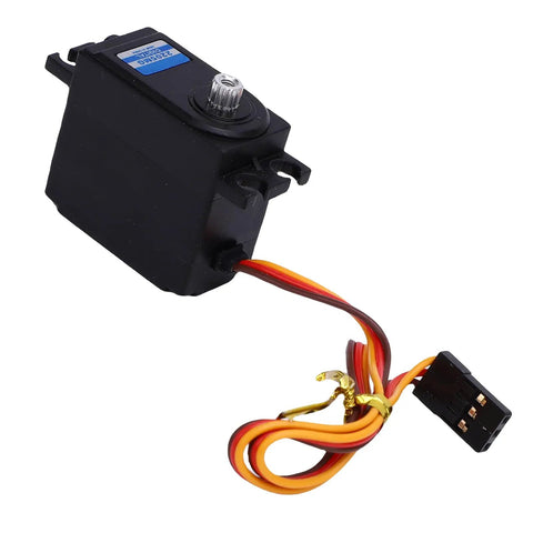 Heavy Duty 22G Digital RC Servo With Solid Metal Gears, 22g size, black casing, designed for precision steering in RC models.