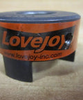 Jaw Coupling With 0.875 Inch Bore And 0.1875 Inch Keyway L-090.875 Model For Smooth Power Transfer In Industrial Machinery Durable Easy To Install Precision Fit For Reliable Drive System, orange and black jaw coupling with set screw
