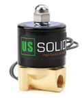 Brass Electric Solenoid Valve 24VDC Normally Closed With Viton Seals, Quarter Inch Inlet, industrial valve