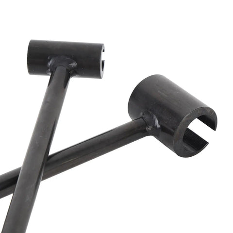 Double Head Steel Door Hinge Adjustment Wrench For Fire, Cleanroom And Security Doors in black heavy duty steel