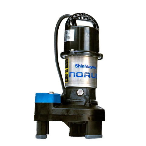 50CR2.15S Norus One Fifth Horsepower Stainless Steel Pump 3,300 GPH With Small Pump Bag, front view