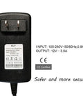Power adapter for Rainbow RGB LED Strip Lights Kit 32.8ft 12V Waterproof Neon Pixel with remote for dynamic lighting
