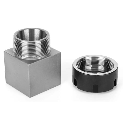 ER32 Collet Block Chuck For Lathe And CNC Engraving Machines, Built Tough Pro Grade Hardened Tool Steel, High Precision And Quick Setup