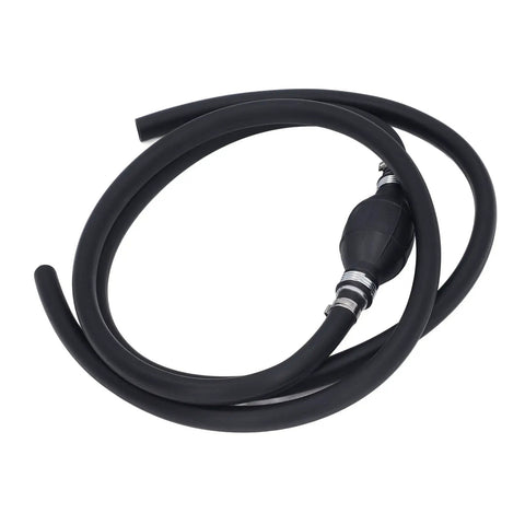 Hand Siphon Pump With Check Valve For Quick Fuel Transfer And Liquids Portable High Flow Siphon Tool For Cars Boats Lawn Equipment And Marine Use 10mm black hose with check valve