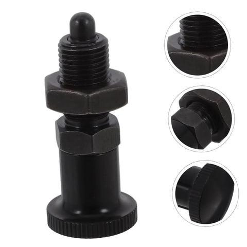 Heavy Duty Carbon Steel Reset Type Indexing Plunger For Industrial Machinery And Toolboxes Hella Durable Spring Loaded Pin close-up view