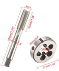 Heavy Duty M14x2.0mm HSS Tap And Die Set For Metalworking Right Hand Threading Kit Pro Grade High Speed Steel Tools