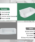 Fridge Door Shelf Bin Right Side Replacement For Refrigerator Top Right Section, Durable Plastic Door Basket Fits LG Kenmore Sears