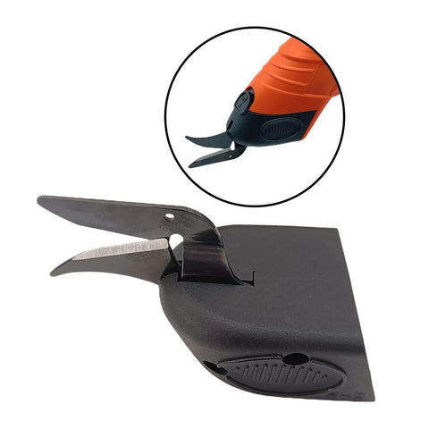 Heavy Duty Electric Scissors Blade Replacement For Fabric And Carpet, close-up of blade attachment for easy use.