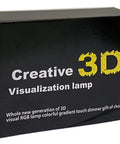 Box of Creative 3D Visualization Lamp for 3D Baseball Night Light With New York Vibe, Remote Control And 16 Color Options