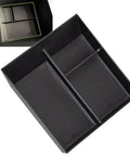Clean Dope Center Console Organizer Tray For Tesla Cybertruck 2024 Plus Smooth Snap In Storage Bin with compartmentalized ABS bin.