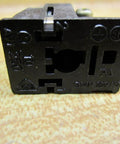 Rexroth Bosch Group 1834484096 connector for hydraulic systems, close-up showing DIN 43 650 details and 9/16-18 fine thread port.