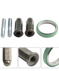 Exhaust Flange Bolt Kit for Gy6 Scooters and Engines 50CC 125CC 150CC Heavy Duty Anti Rust Hardware Fastener Set With Durable Iron Construction And Sealing Gaskets For Leak Free Exhaust Connections. iron bolts and gasket set for Gy6 exhaust flange