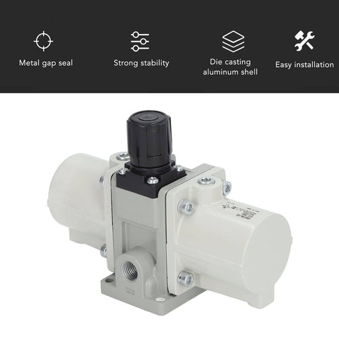 Gas Booster Pump Kit With Filter Screen And Pneumatic Pressurized Valve For Air Pressure Boosting, Pro Grade Heavy Duty Build