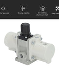 Gas Booster Pump For Industrial Pressure Systems, Heavy Duty Pneumatic Booster, thickened body, aluminum shell, side angle
