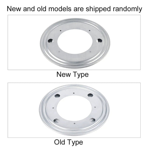Comparison of new and old models of Heavy Duty Rotating Swivel Turntable Plate With 360 Degree Smooth Bearing Pro Grade Lazy Susan