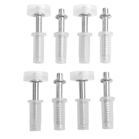 Easy Install Bifold Door Repair Kit With Top Pivot And Guide Wheel Spring Loaded Replacement Parts For Closet Folding Accordion Barn Doors