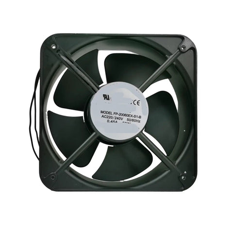 Beast Airflow 200x200x60mm Axial Flow Cooling Fan For Industrial Cabinets, 220V AC, 0.45A, 58W, front view