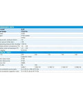 Performance data table for Heavy Duty Diaphragm Vacuum Sampling Pump For Gas And Liquid Extraction, showing specifications.