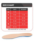 Diabetic Insoles For Men And Women Soft Lightweight Therapeutic Shoe Inserts With Arch Support Cloud Like Cushion Mold To Your Feet Blue size chart and insole
