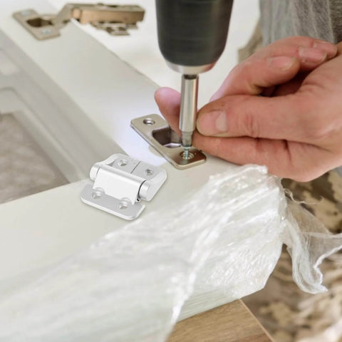 Installation of Torque Cabinet Door Hinge 1.8Nm Zinc Alloy Residential Replacement Hinge For Kitchen And Bathroom Cabinets