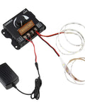 LED Light Strip Dimmer Controller With Aluminum Housing 12V To 24V DC 30A PWM Brightness Rotating Knob On Off Switch shown