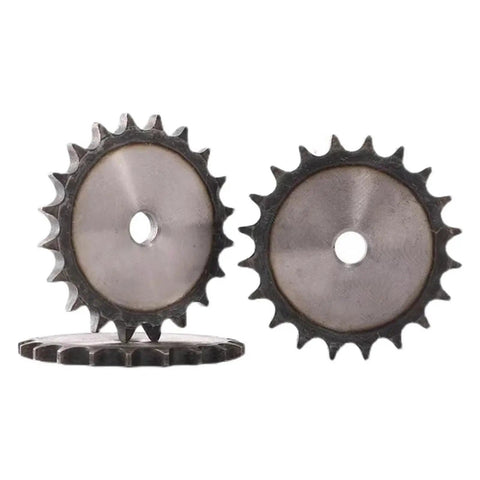 Hot 1 08B Flat Sprocket Chain Gear Wheel for Industrial Rig with Carbon Steel Build and 12.7mm Pitch, showing multiple teeth sizes.
