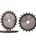 Kick up your gears with this 1Pcs 08B Flat Chain Gear featuring 10 to 26 Teeth Options and 12.7mm Pitch, carbon steel sprocket.