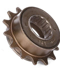 14T Screw On Single Speed Freewheel For Mountain Road And Folding Bikes Beefy One Way Flywheel Sprocket in bronze