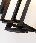 Outdoor Exterior Wall Sconce Lantern Go To Porch Lighting Weatherproof And Rust Resistant Black Finish With Frosted Glass