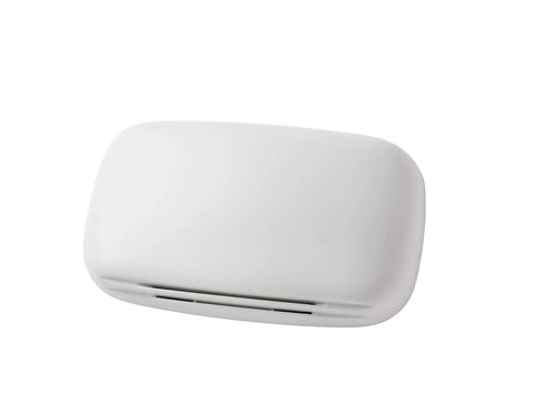Two Note Ding Dong Door Chime For Front And Rear Doors White Dual Tone with 9 Inch Cover and 7 1/8 Inch Base, front view