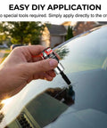 Applying Windshield Chip Repair Kit with Glass Repair Liquid for Cracks and Chips Quick Fix All In One Windshield Repair Solution