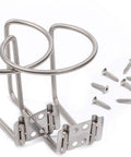 Two Pack Stainless Steel Boat Ring Cup Drink Holder Universal Mount For Marine Yacht Truck RV Car Trailer Fits Most Cans Mugs Glasses