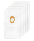 Six Pack Universal Cloth Vacuum Bags For Kirby All Generations And Sentria Models Fits 205811 204814 204811 lined horizontally