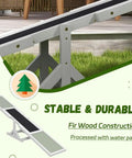 71 Inch Dog Agility Seesaw Outdoor Training Platform With Color Marked Zones Slip Resistant Wood Construction Ideal For Beginners To Pros