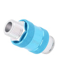 Heavy Duty Hand Slide Valve Mechanical Pneumatic Switch For Air Tools and Industrial Equipment Manual Control Flow Filter Component HSV 10 in blue.