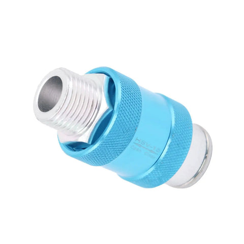 Heavy Duty Hand Slide Valve Mechanical Pneumatic Switch For Air Tools and Industrial Equipment Manual Control Flow Filter Component HSV 10 in blue.