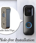 Adhesive Door Mount For Video Doorbell 1st Gen No Drill Wall Bracket Quick Install For Home Security System Not Compatible With 2nd Gen
