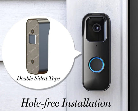 Adhesive Door Mount For Video Doorbell 1st Gen No Drill Wall Bracket Quick Install For Home Security System Not Compatible With 2nd Gen