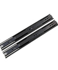 45 Buffer Damping Drawer Slide With Concealed Bottom Mount Soft Close Action For Quiet Durable Cabinet Drawers Professional Grade Hardware That Keeps Drawers Smooth And Protected black steel pair